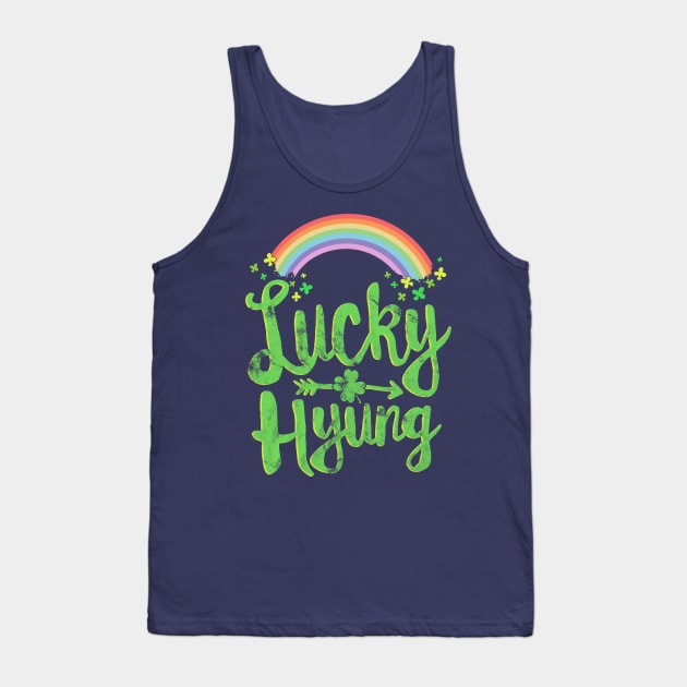 Lucky Hyung Family St Patricks Day T-Shirt Brother K Pop Tank Top by 14thFloorApparel